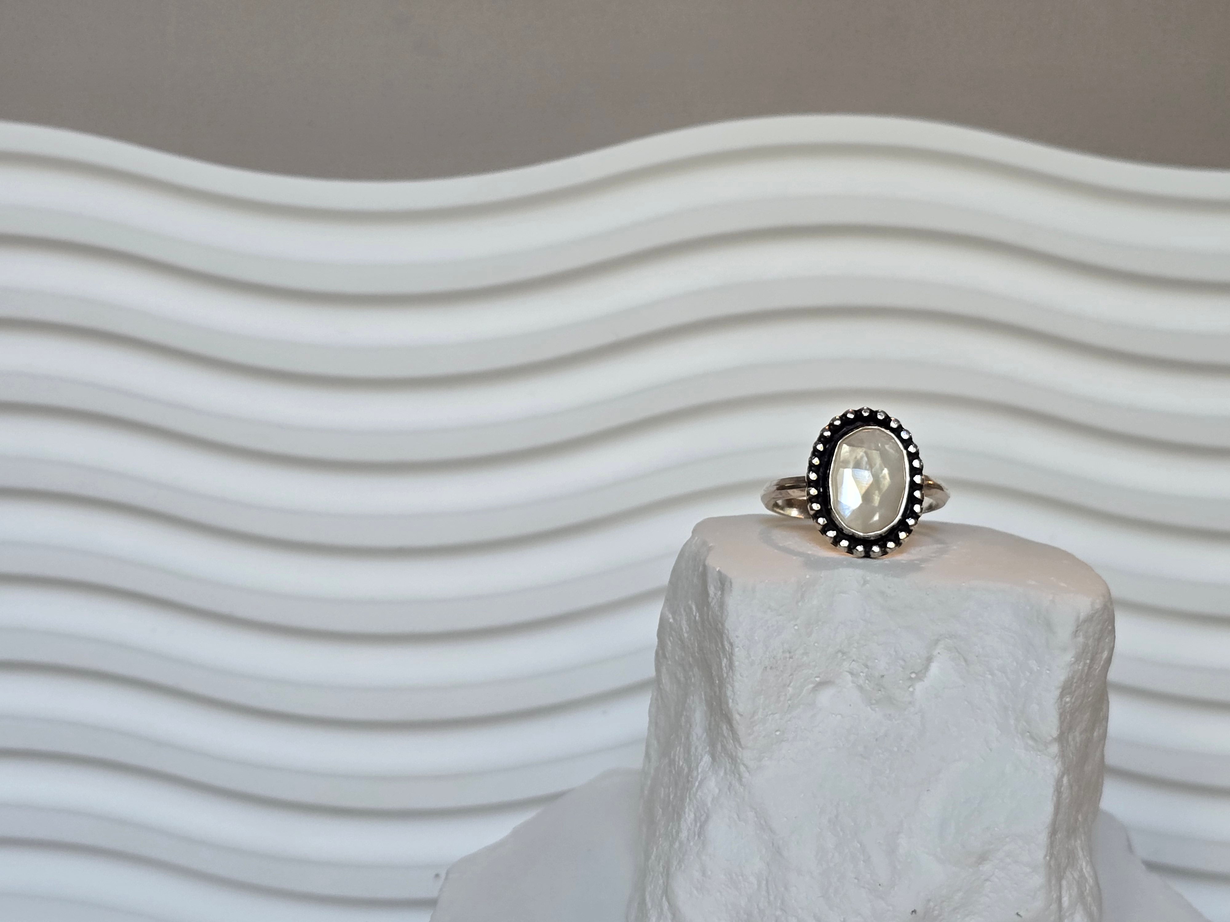 Mother of pearl ring