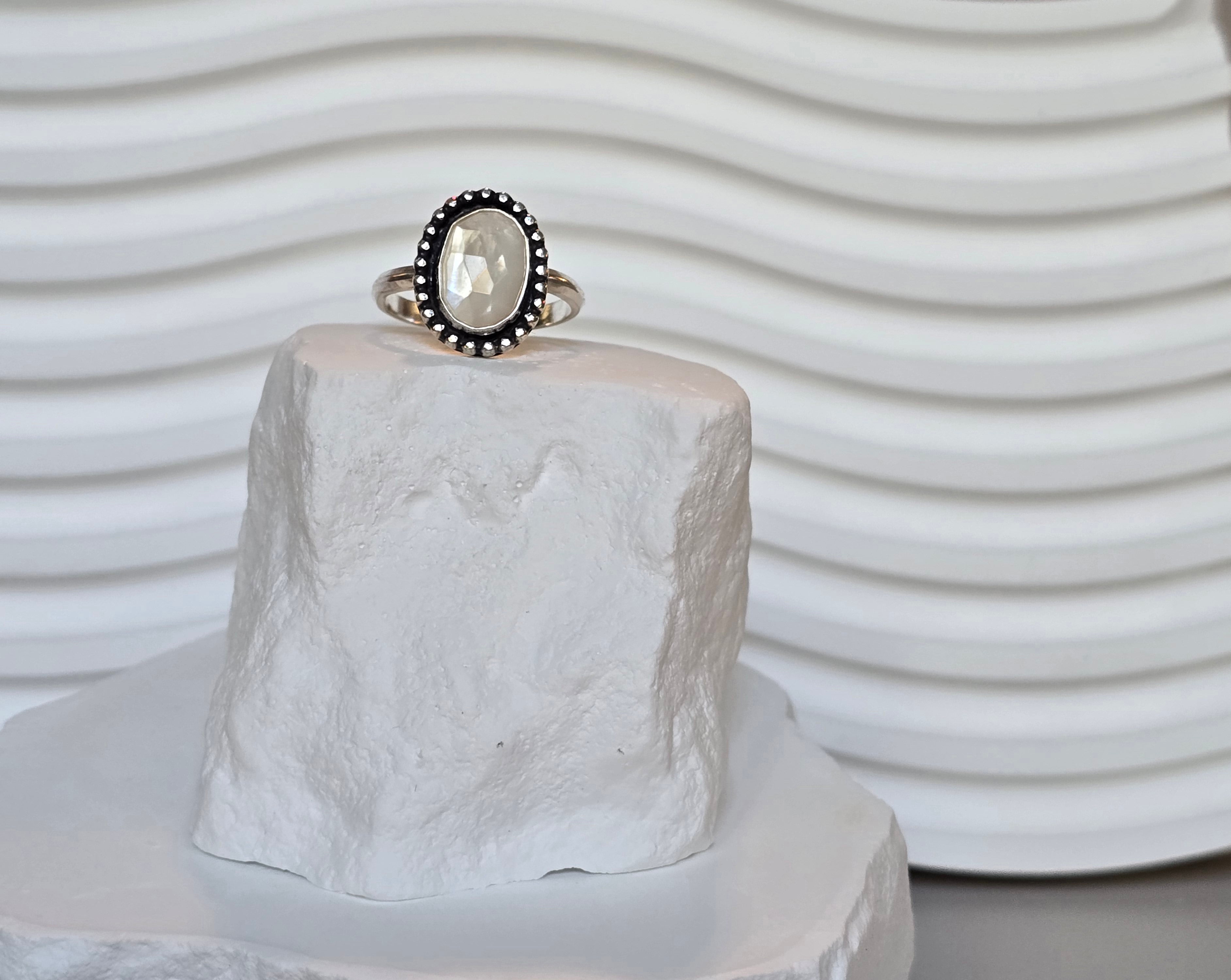 Mother of pearl ring