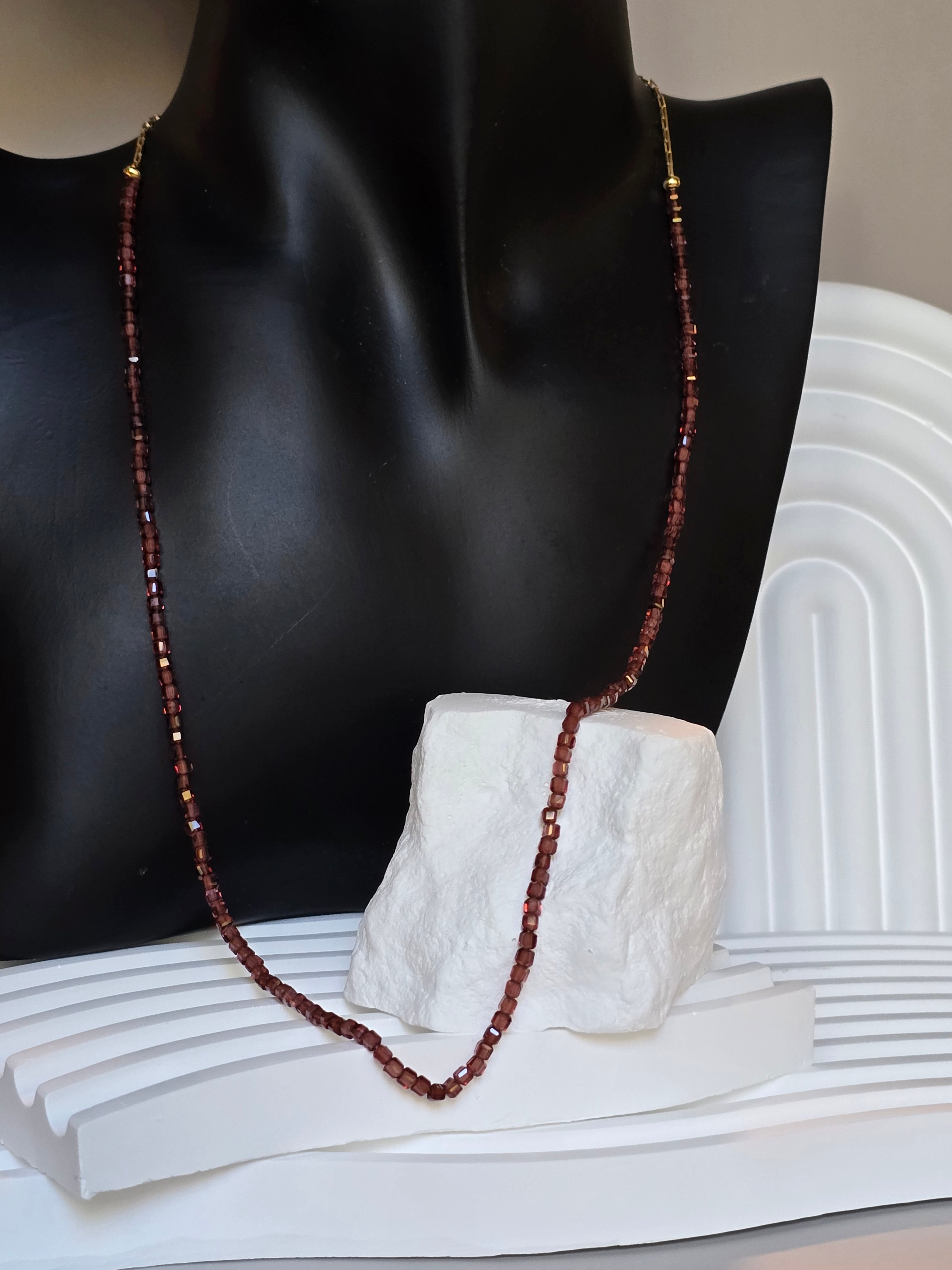 Garnet necklace