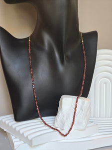 Garnet necklace