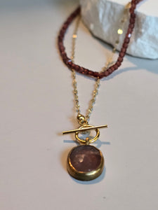 Garnet necklace