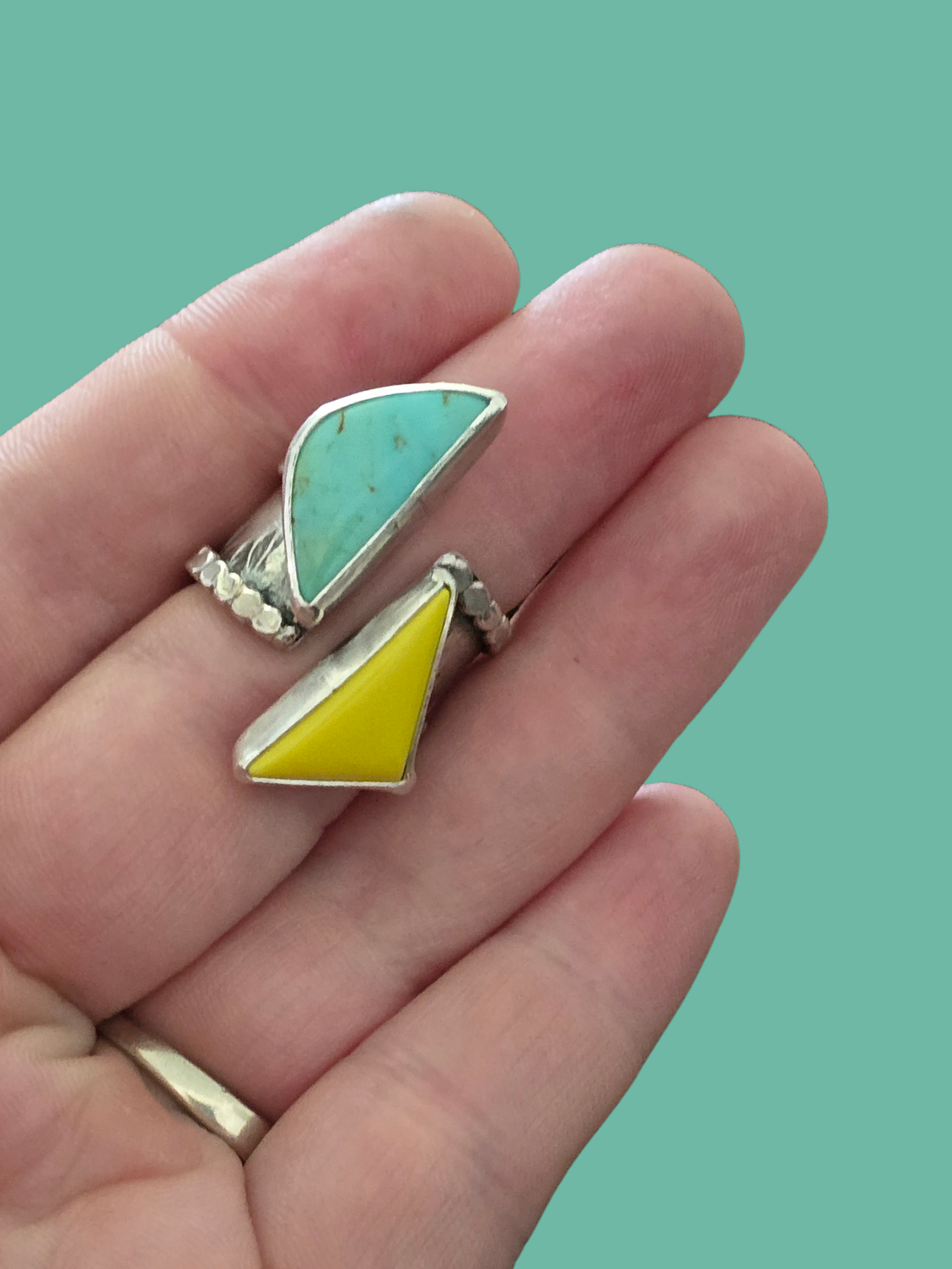 Two-toned ring